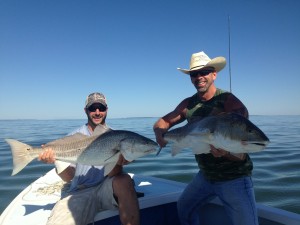 Pair if big redfish