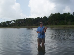 sight casting for tailing redfish