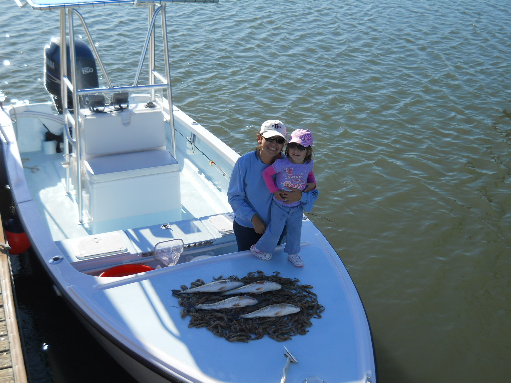 Shrimping Trips in Hilton Head, South Carolina, Deep Hole Shrimping