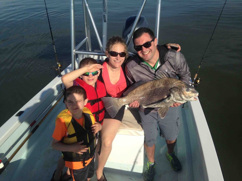 black drum fishing